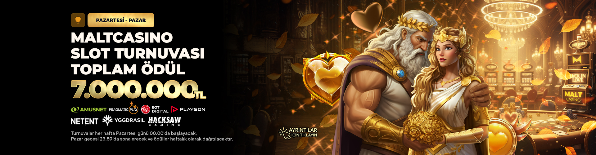 Haftalık slot turnuvası