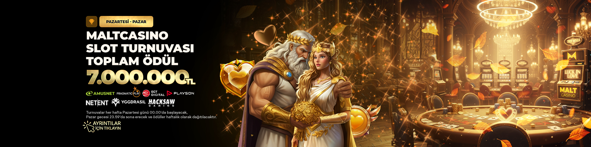 Haftalık slot turnuvası