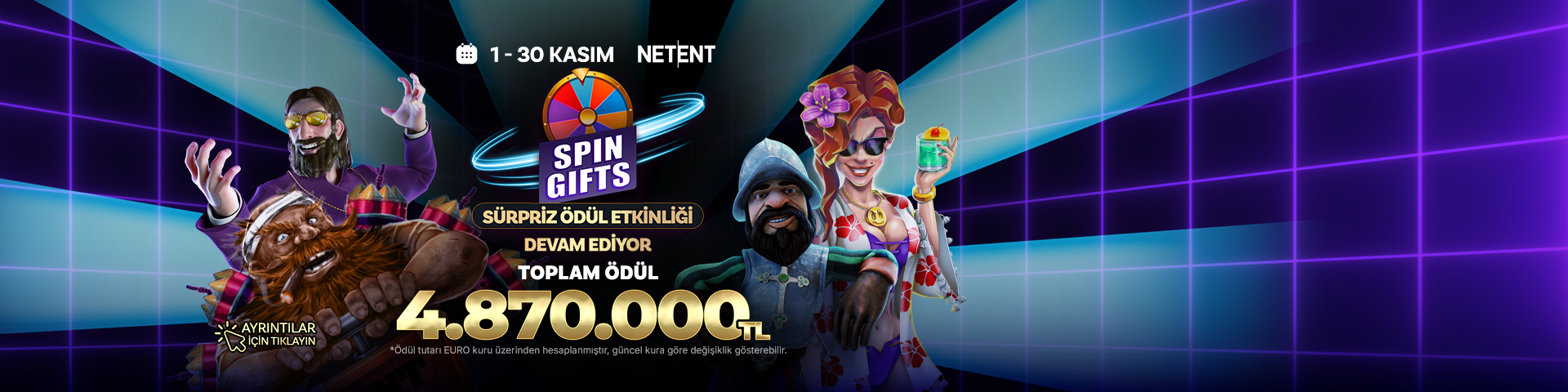 netent spin gifts
